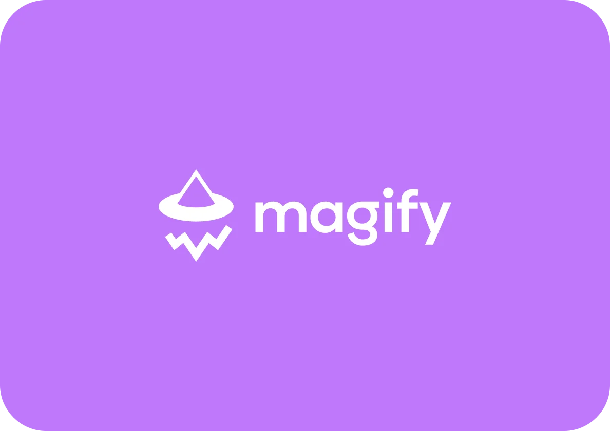Magify grid logo