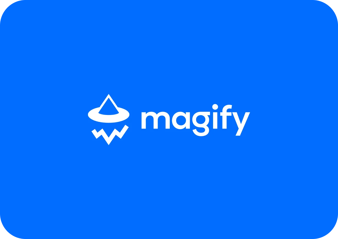 Magify grid logo