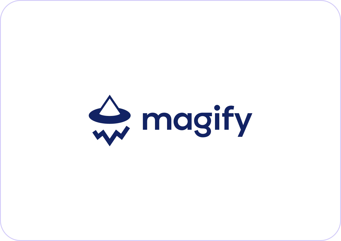 Magify grid logo